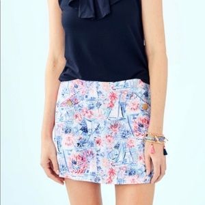 Lilly Pulitzer Madison Skort, Sea to Shining Sea, Medium. See photos